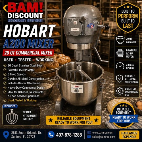Hobart a200 quart - 20,