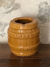 Cendrier bière "ADAM" en céramique de Desvres.