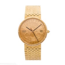Montre bracelet jaune - bracelet, or