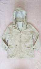 Manteau parka femme beige fourré à capuche amovible. Taille L - 40. Gemo.