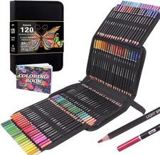 120 crayons de couleur zippés