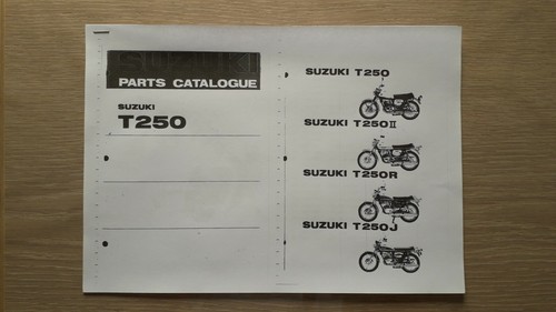 Parts catalogue suzuki - suzuki, t250