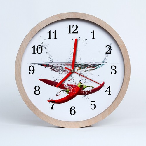 Tulup horloge murale bois - en,