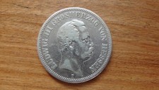 2 Mark 1877 HESSEN, J66 LUDWIG