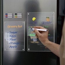 Calendrier magnétique acrylique pour réfrigérateur planifiez votre vie sans e