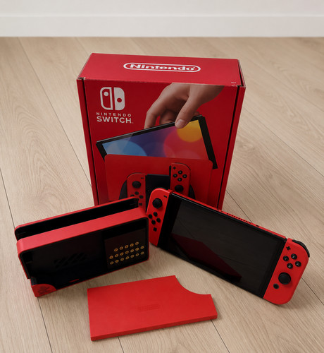Nintendo switch oled - nintendo, mario