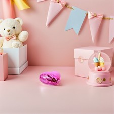 Boule disco en forme de cœur