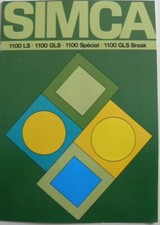 Brochure SIMCA 1000 LS / GLS /