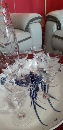 Lot verres à - 1,
