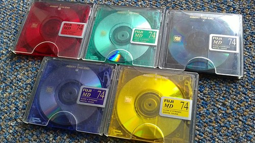 Minidisc fuji color mix md - fuji,