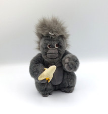 Peluche doudou gorille guenon
