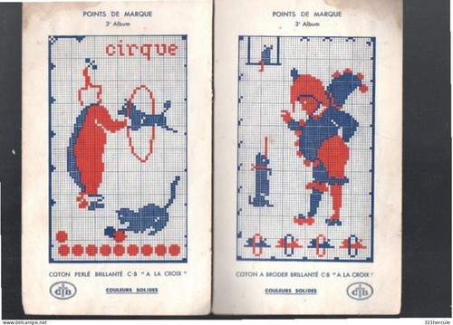 Livre ancien broderies - livre,