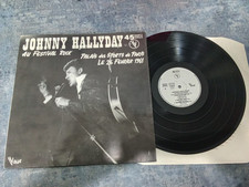 JOHNNY HALLYDAY: maxi 45t festival rock