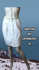 Comptoir des Cotonniers Taille 36  Superbe jupe doublée écrue