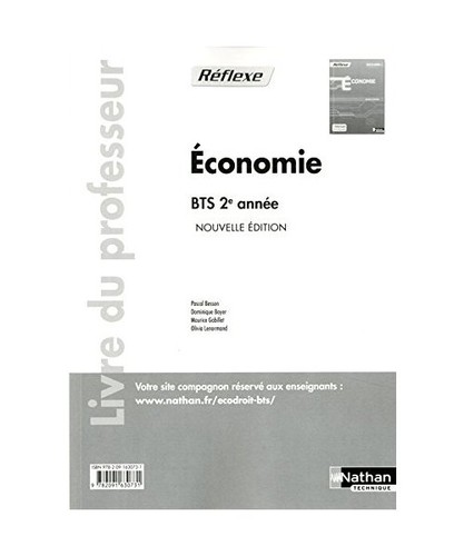 Economie bts année - bts, 2e