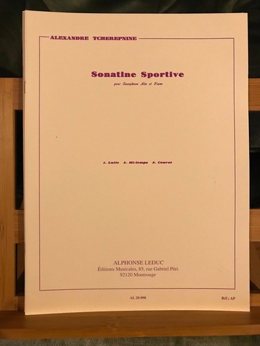 Alexandre tcherepnine sonatine - alexandre,