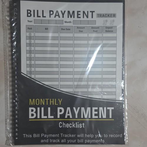 Bill payment tracker monthly - bill,