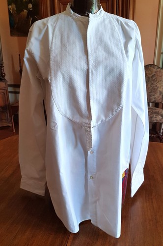 Chemise plastron ancienne - a,