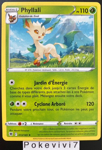 Carte pokemon phyllali - phyllali, 013/189