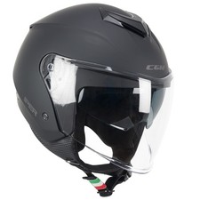 Casque Jet CGM 126G Iper Mono Noir Mat Scooter ECE 22.06 Moto Urban