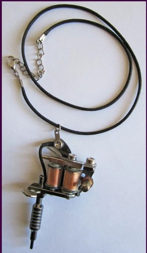 Pendentif machine tatouer - pendentif, À
