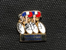 a PINS PIN ENAMEL LA POSTE PTT ASPTT PARIS VELO  EGF