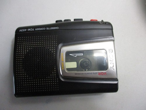 Sony cassette corder tcm - sony, tcm-453v