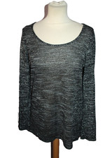 HAUT PULL FIN FEMME °°°   CAMAIEU  °°° TAILLE 3 . FIBRE METAL