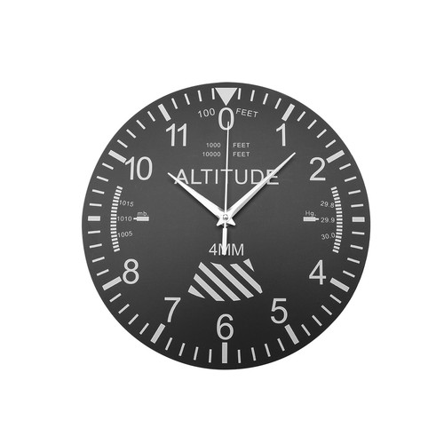 Altimètre horloge murale - horloge,