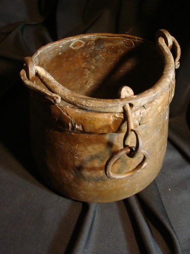 Seau cuivre très - seau, ancien