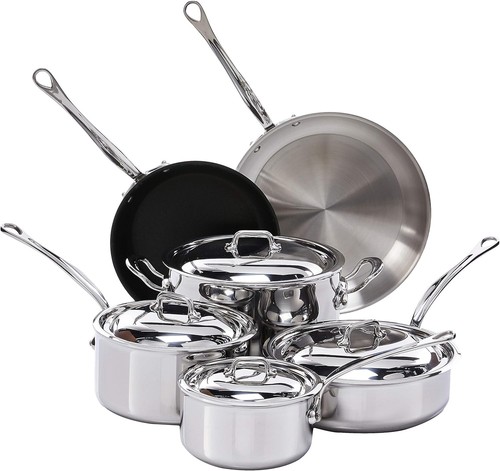 Mauviel cook set - mauviel, (10-piece)