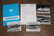 (124A) Infos presse Chrysler Détroit 1992 Cirrus Eagle Vision Epic Dodge Viper