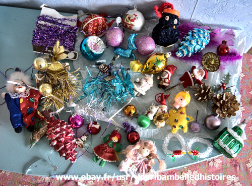 Lot décorations noël - décorations, de