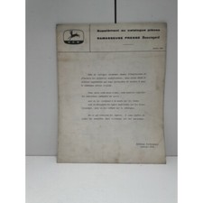 John Deere Ramasseuse Presse Beauregard - Supplement catalogue piece detachees