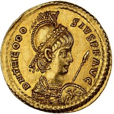 Theodosius II, Solidus, 415