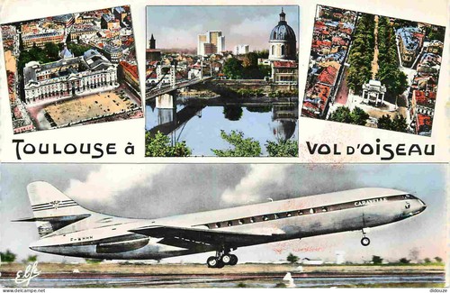 Carte postale aviation - carte,