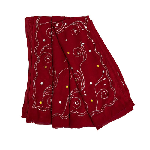 Sari rouge indien vintage