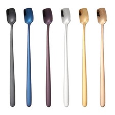  6 Pcs Cuillere De Service Inox Cuillère À Thé Glace Cuillères Café