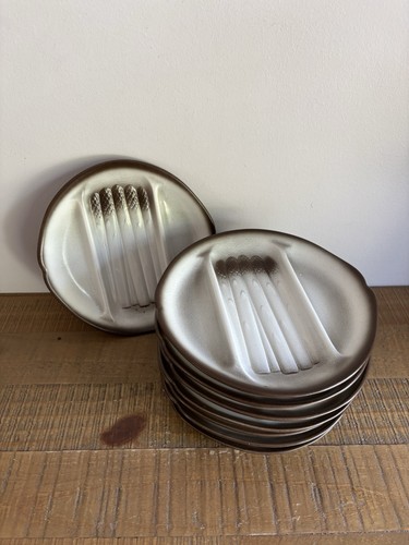 Lot assiettes asperges en - asperges,