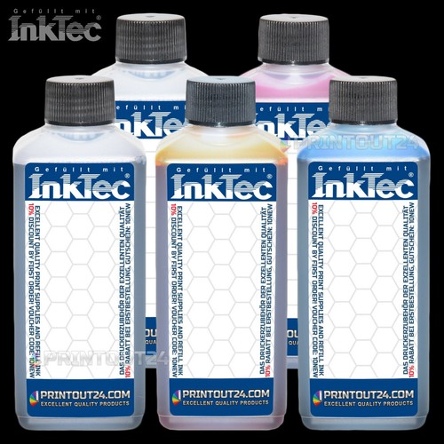 5x100ml inktec encre - 5x100ml, pour