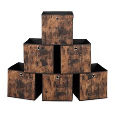 6 bacs rangement Cube rangement Boite rangement etagere Coffre rangement