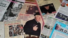 NEW !! Lot Articles de PRESSE - Acteur - Comédien -- JEAN GABIN -- 6 Articles !