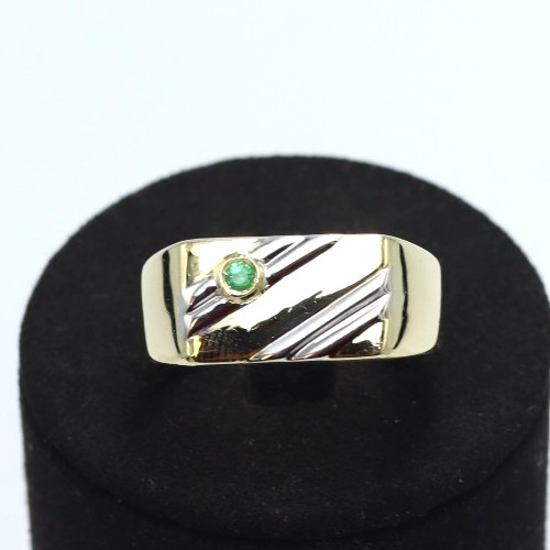 Bague homme deux ors - deux, avec
