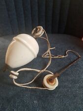 FAÏENCE PORCELAINE pour LUSTRE SUSPENSION LAMPE MONTE et BAISSE ART DÉCO 