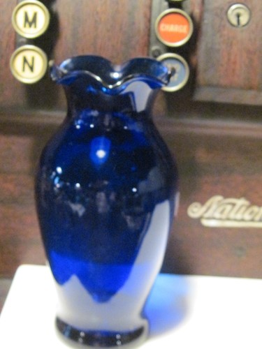 Blue cobalt inch vase - cobalt, 5
