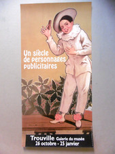 BOUISSET Firmin Affiche 2002 PUB Chocolat POULAIN Trouville Moissac Pierrot