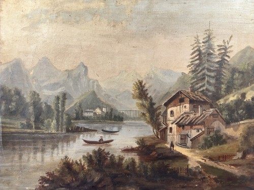 Huile sur toile vers 1850
