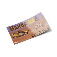 AUTOCOLLANTS STICKERS PARIS DAKAR VINTAGE 90 vinyle rallye (10 x 6 cm)