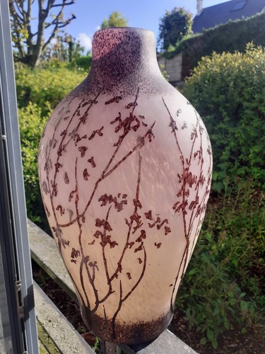 Grand vase verre - dégagé, a