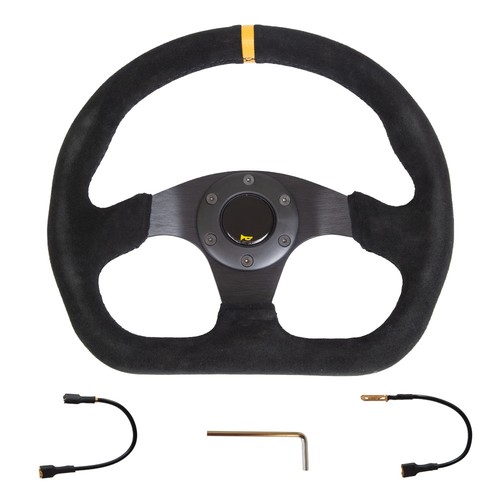 Volant sport racing noir en - sport,